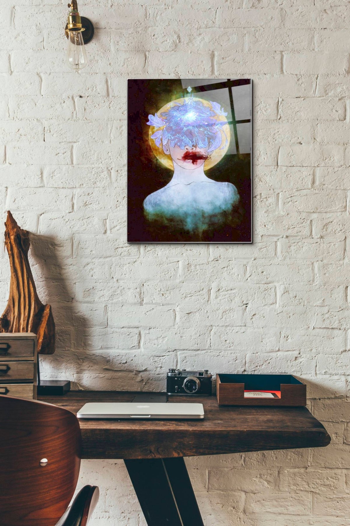 Epic Art 'Ghosts' by Mario Sanchez Nevado, Acrylic Glass Wall Art,12x16