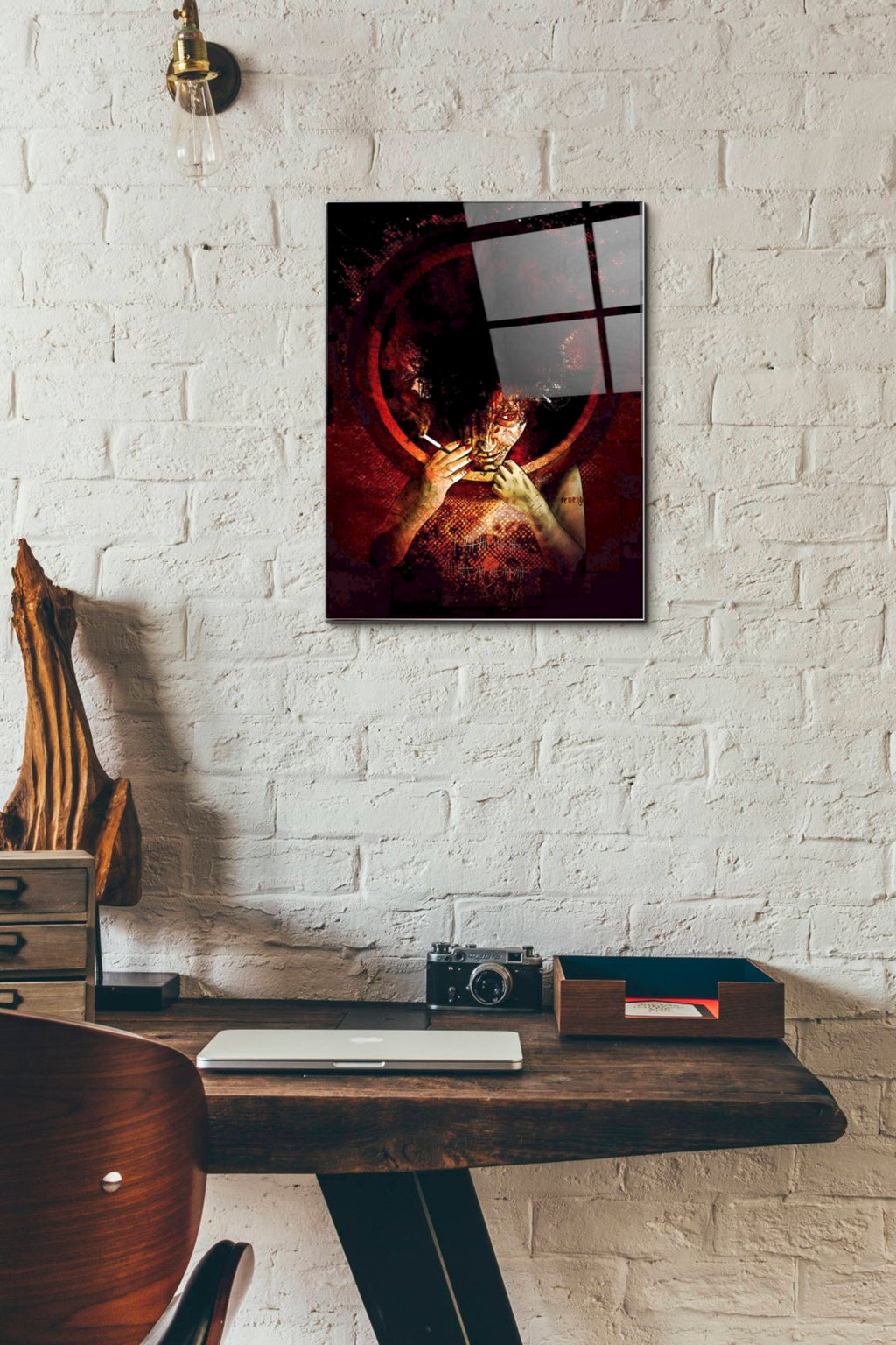 Epic Art 'Revenge' by Mario Sanchez Nevado, Acrylic Glass Wall Art,12x16