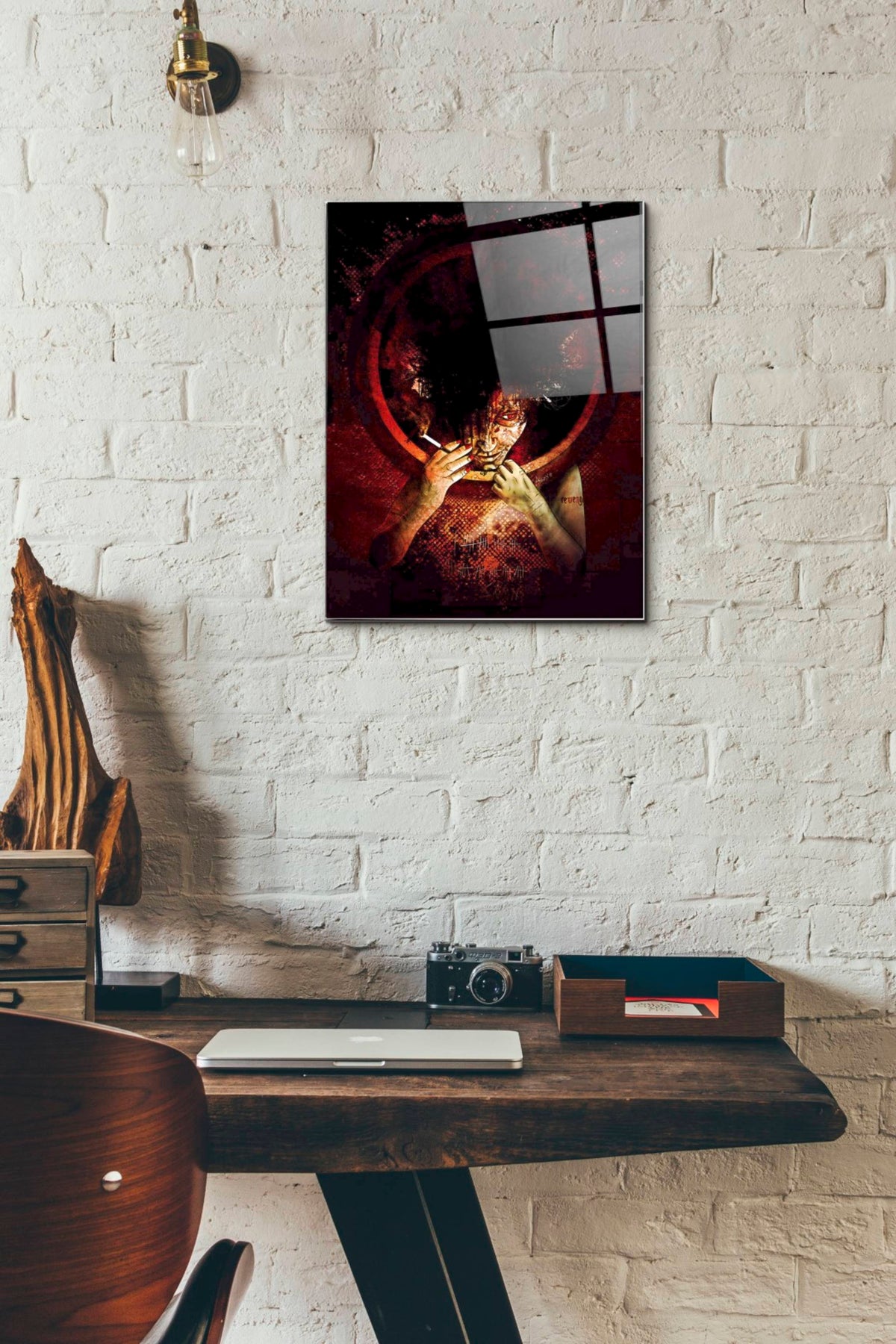 Epic Art 'Revenge' by Mario Sanchez Nevado, Acrylic Glass Wall Art,12x16