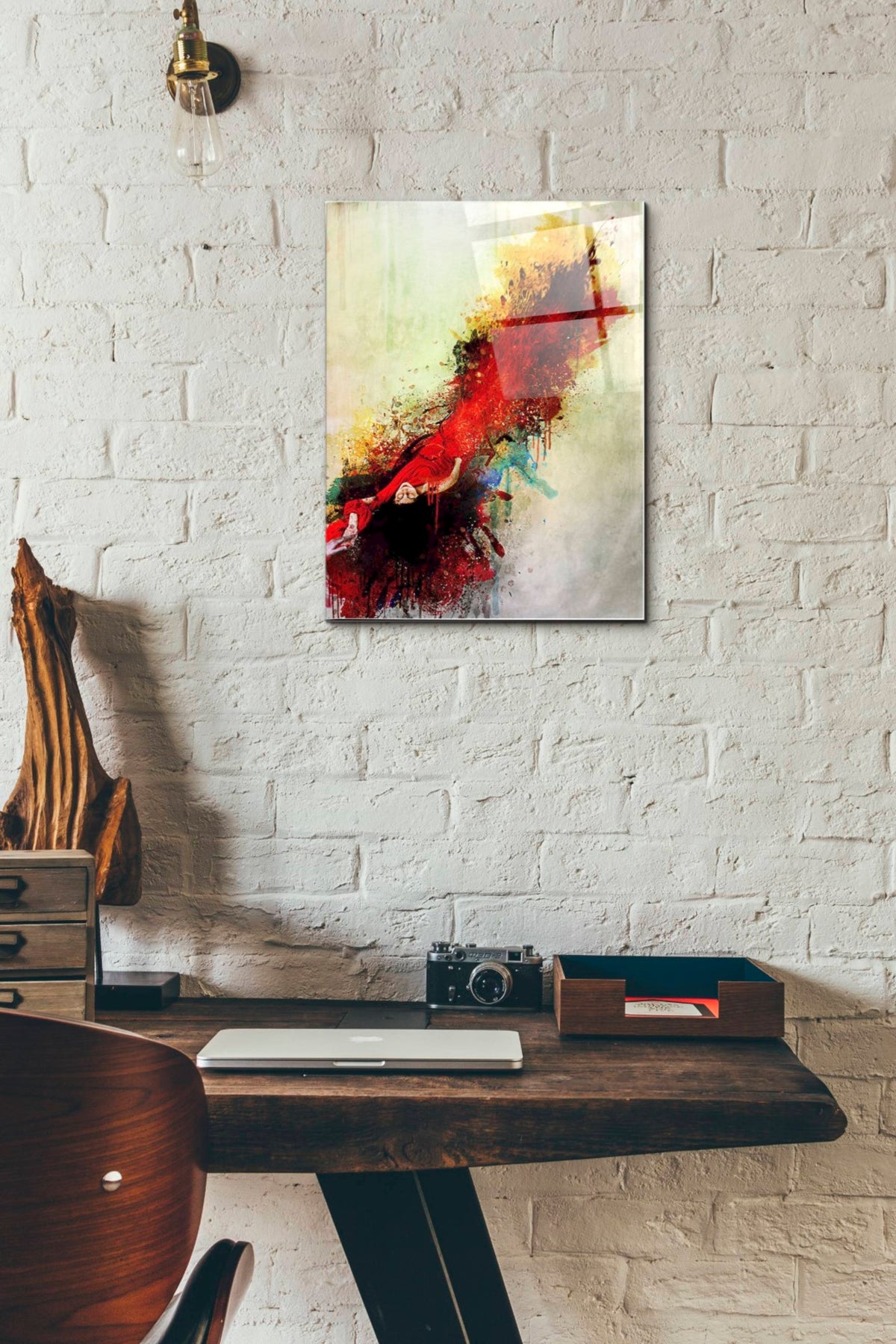 Epic Art 'Violently Happy' by Mario Sanchez Nevado, Acrylic Glass Wall Art,12x16