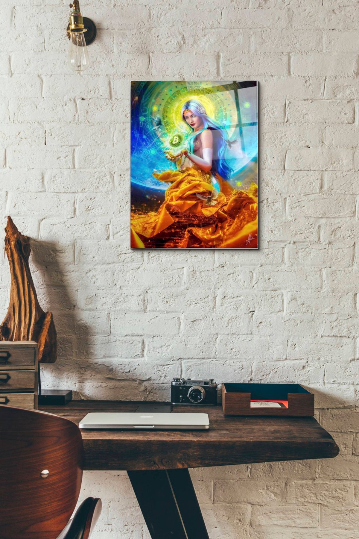 Epic Art 'Vires in Numeris' by Mario Sanchez Nevado, Acrylic Glass Wall Art,12x16