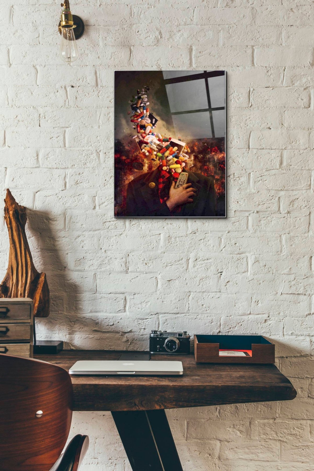 Epic Art 'Comfortably Numb' by Mario Sanchez Nevado, Acrylic Glass Wall Art,12x16