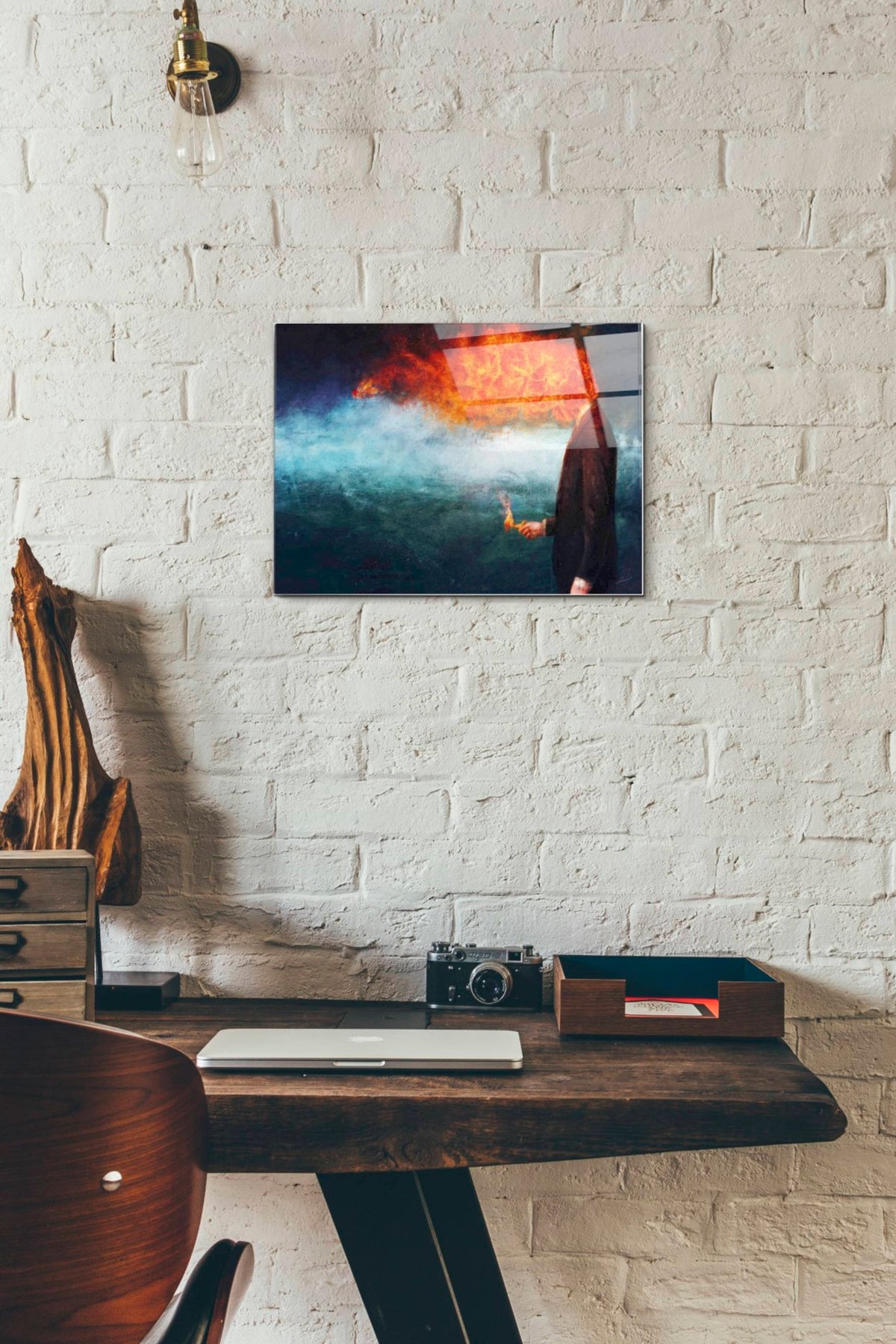 Epic Art 'Deep' by Mario Sanchez Nevado, Acrylic Glass Wall Art,12x16