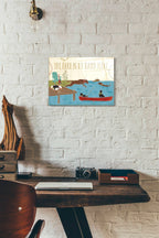 Epic Art 'Lake Pals I' by Veronique Charron, Acrylic Glass Wall Art,12x16