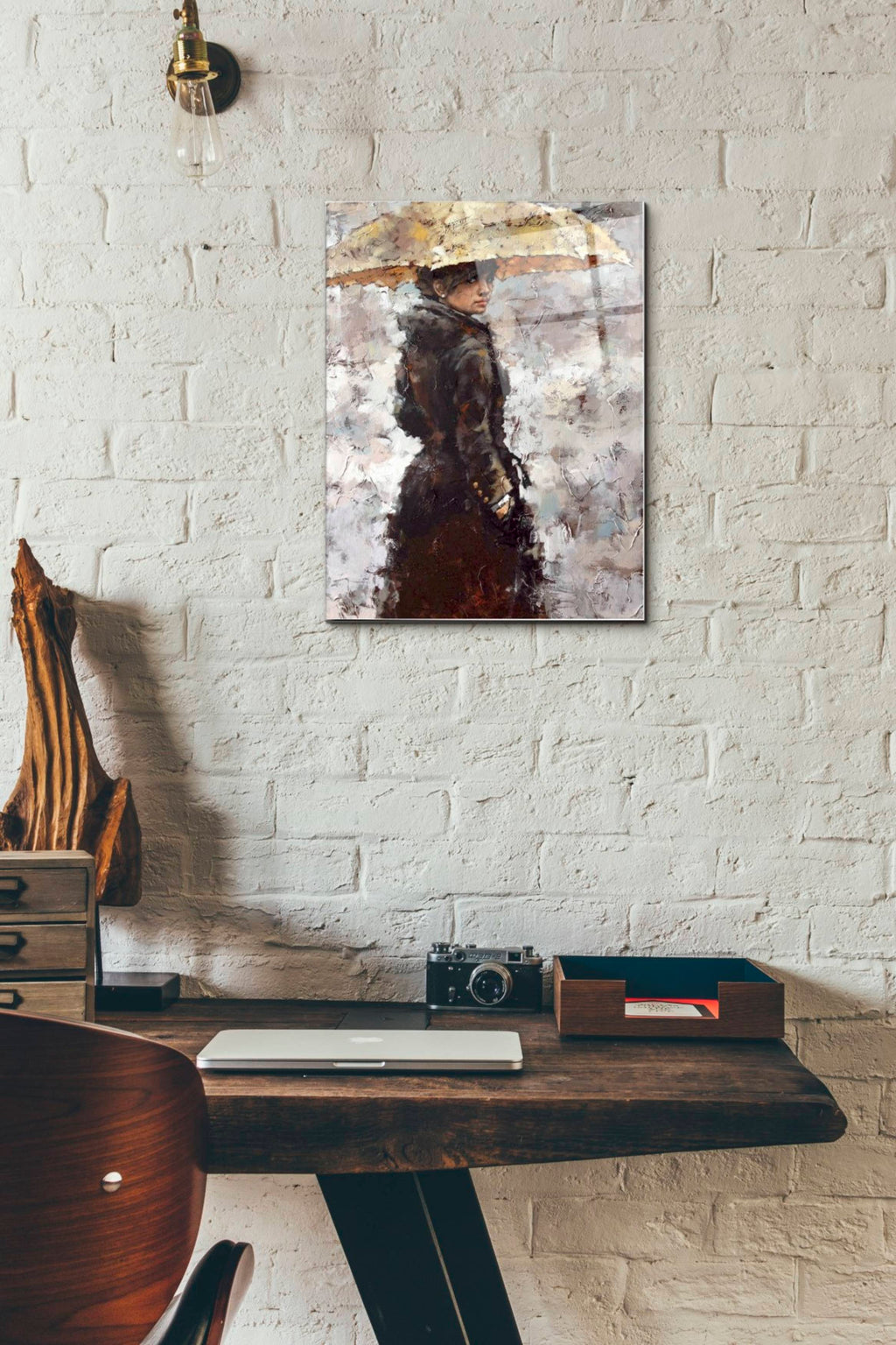Epic Art 'Glance' by Alexander Gunin, Acrylic Glass Wall Art,12x16