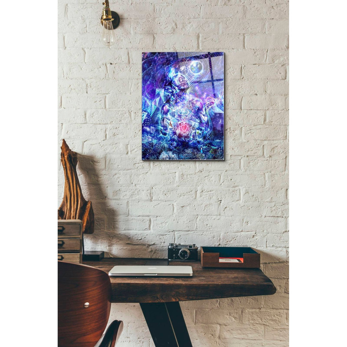 Transcension Vertical by Cameron Gray - 12x16 acrylic wall art in a room