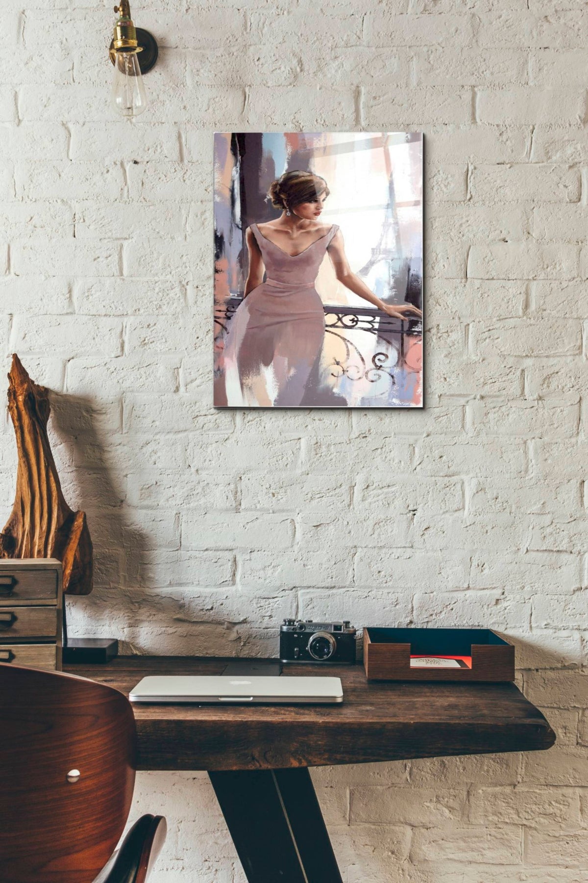 Epic Art 'Evening in Paris' by Alexander Gunin, Acrylic Glass Wall Art,12x16