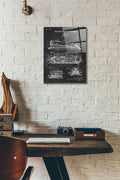 Epic Art 'Stapler Blueprint Patent Chalkboard' Acrylic Glass Wall Art,12x16