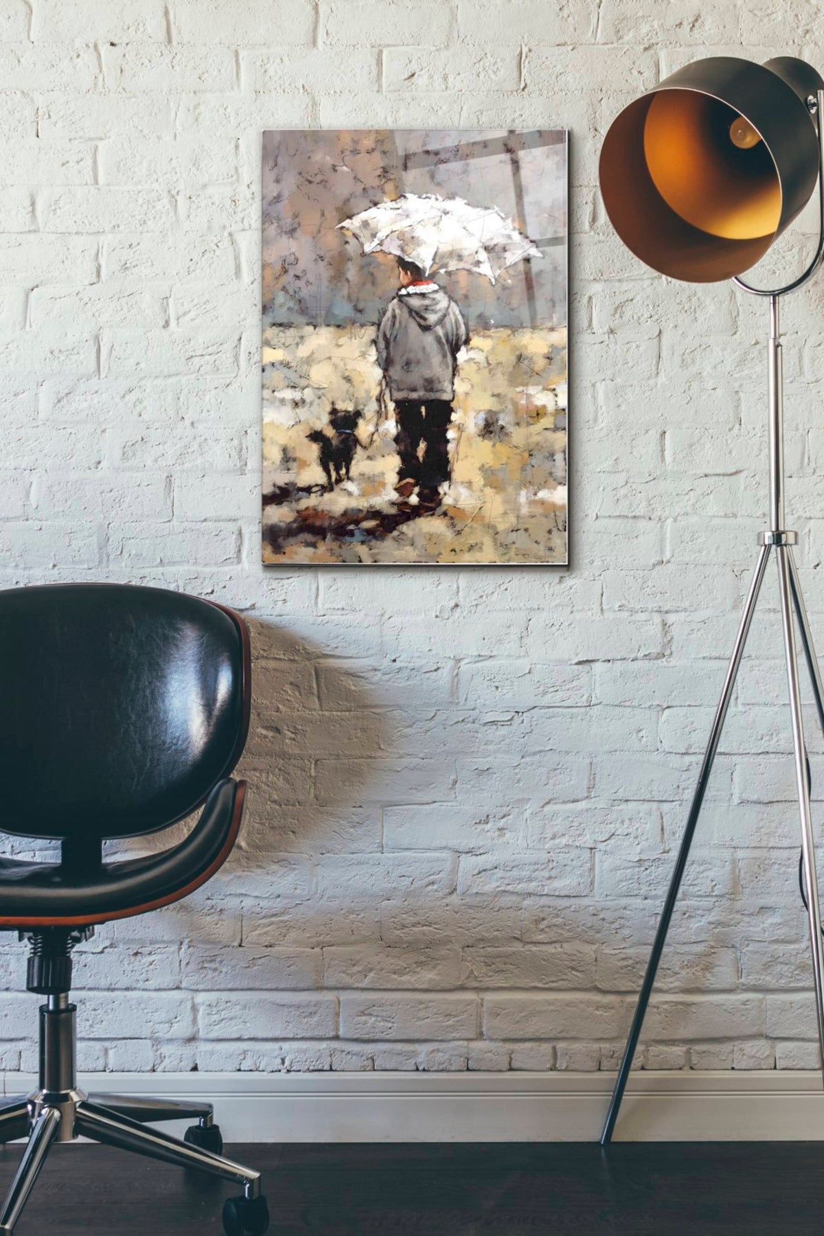 Epic Art 'Autumn Beach' by Alexander Gunin, Acrylic Glass Wall Art,16x24