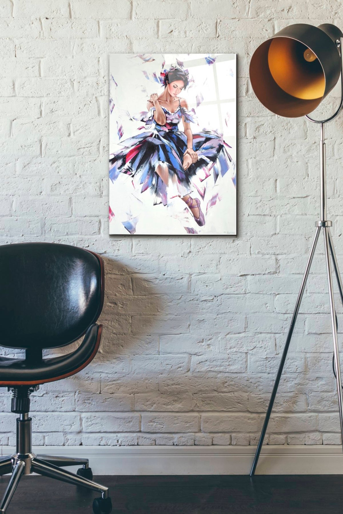 Epic Art 'Ballerina' by Alexander Gunin, Acrylic Glass Wall Art,16x24