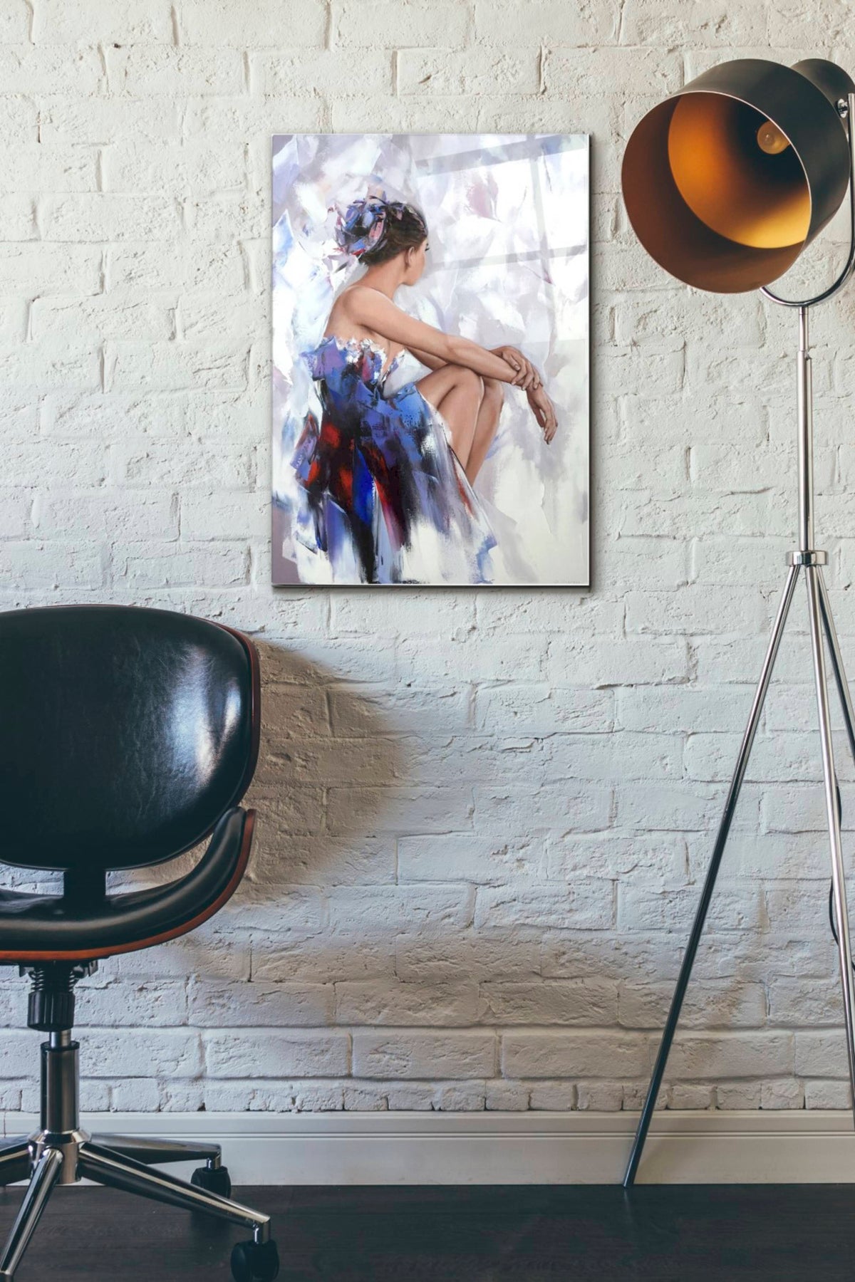 Epic Art 'Behind The Mirror 2' by Alexander Gunin, Acrylic Glass Wall Art,16x24