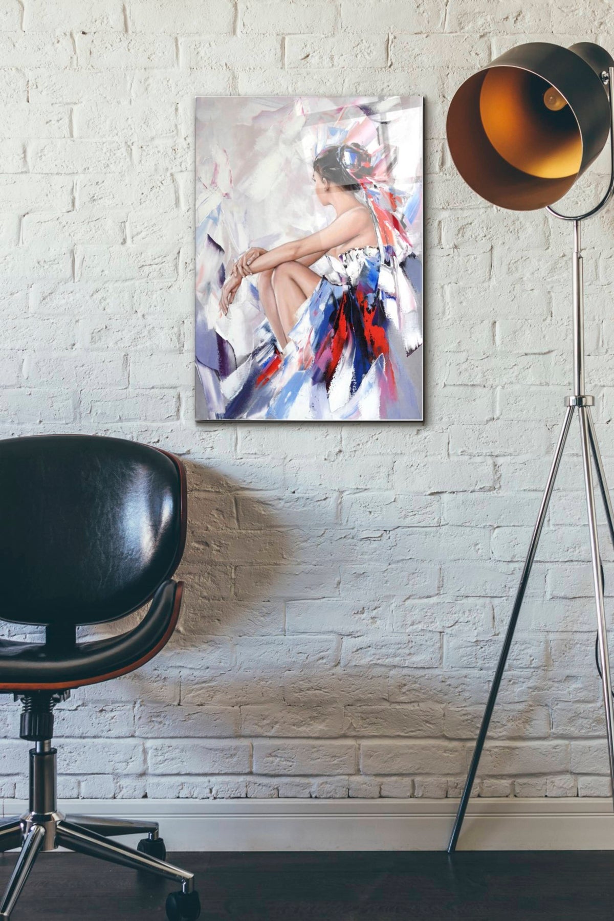Epic Art 'Behind The Mirror 3' by Alexander Gunin, Acrylic Glass Wall Art,16x24