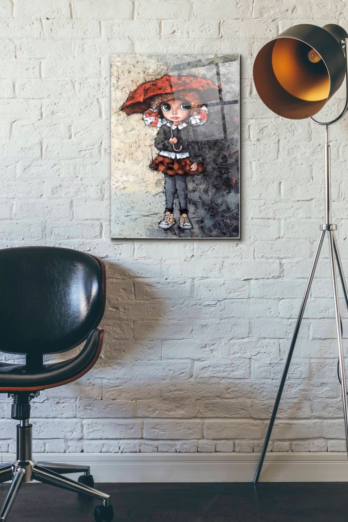 Epic Art 'Girl With Bows' by Alexander Gunin, Acrylic Glass Wall Art,16x24