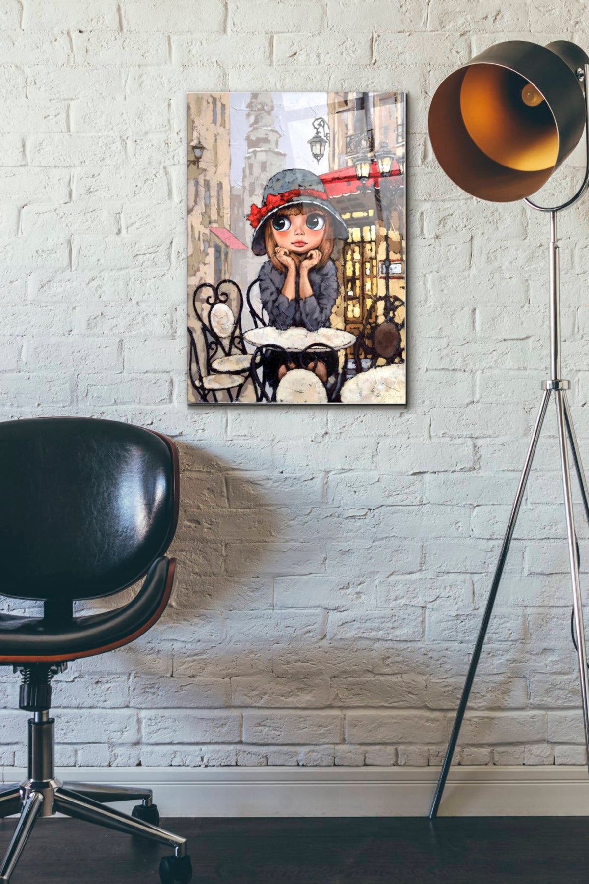 Epic Art 'Morning Coffee' by Alexander Gunin, Acrylic Glass Wall Art,16x24
