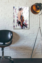 Epic Art 'Violinist' by Alexander Gunin, Acrylic Glass Wall Art,16x24