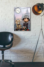 Epic Art 'Appointment with Bear' by Alexander Gunin, Acrylic Glass Wall Art,16x24