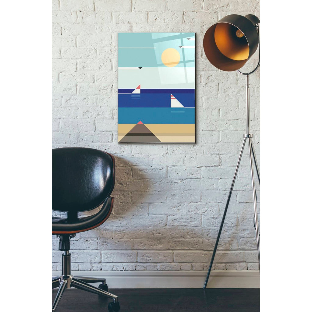 Quiet Sea by Antony Squizzato - 16x24 acrylic wall art in a room