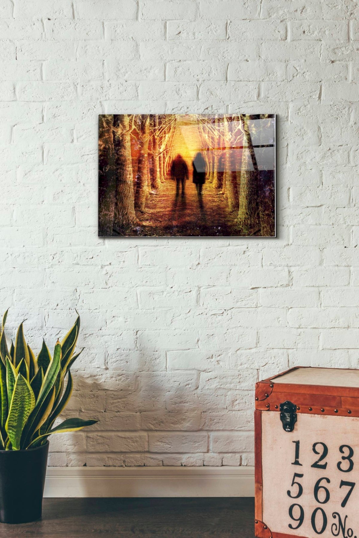 Epic Art 'Strangers' by Mario Sanchez Nevado, Acrylic Glass Wall Art,16x24