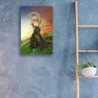 Epic Art 'Afraid of Monsters' by Mario Sanchez Nevado, Acrylic Glass Wall Art,16x24