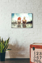 Epic Art 'Conversation' by Mario Sanchez Nevado, Acrylic Glass Wall Art,16x24