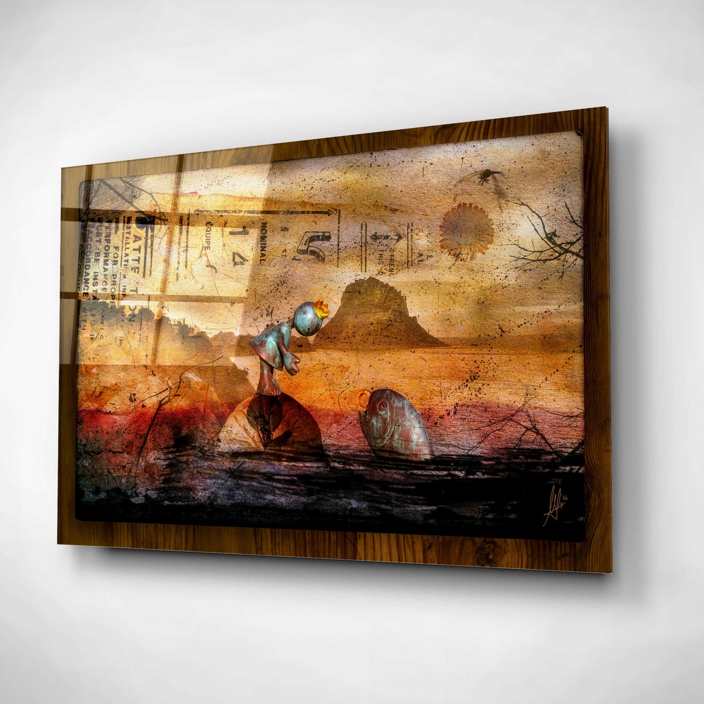 Epic Art 'Once Upon A Time' by Mario Sanchez Nevado, Acrylic Glass Wall Art,16x24