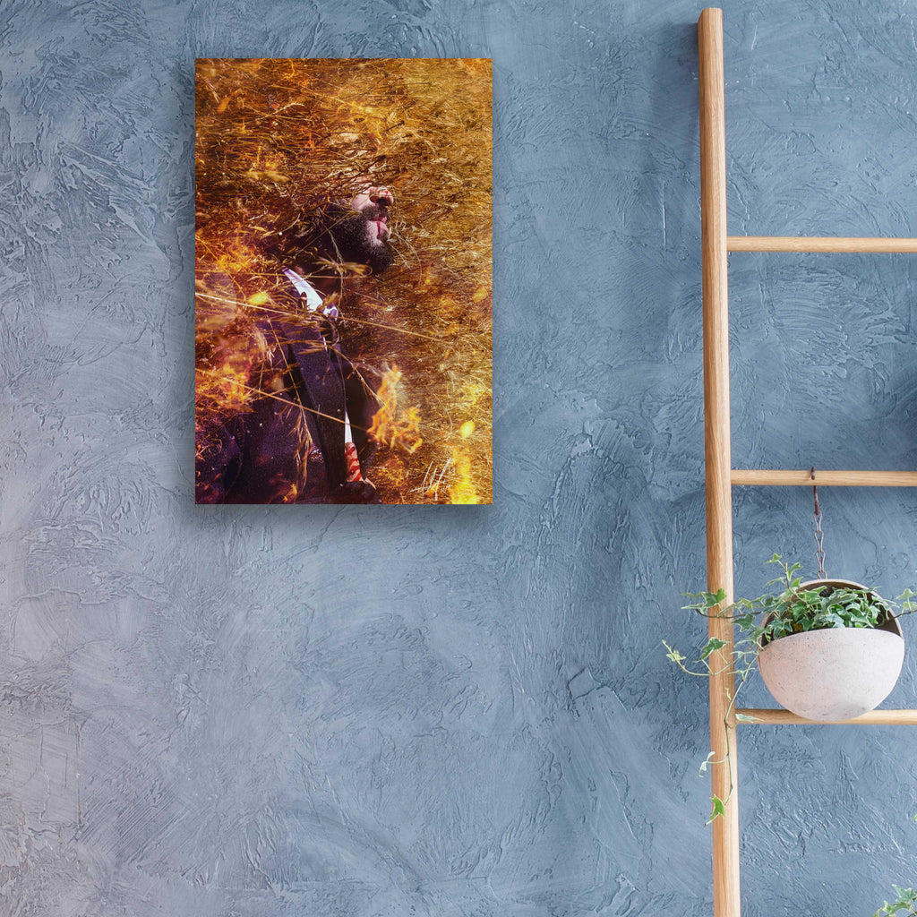 Epic Art 'Phoenix' by Mario Sanchez Nevado, Acrylic Glass Wall Art,16x24