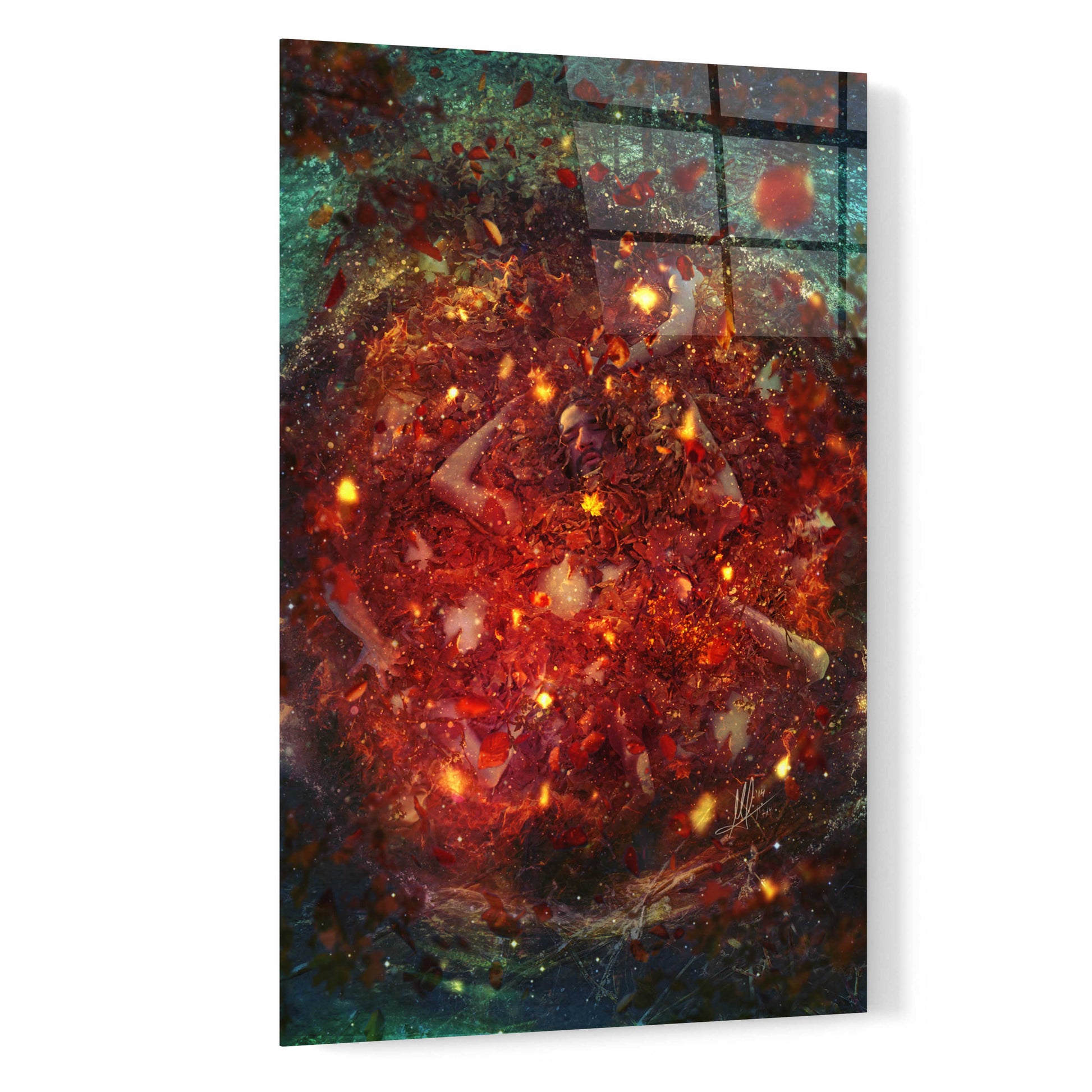 Epic Art 'Samsara' by Mario Sanchez Nevado, Acrylic Glass Wall Art,16x24