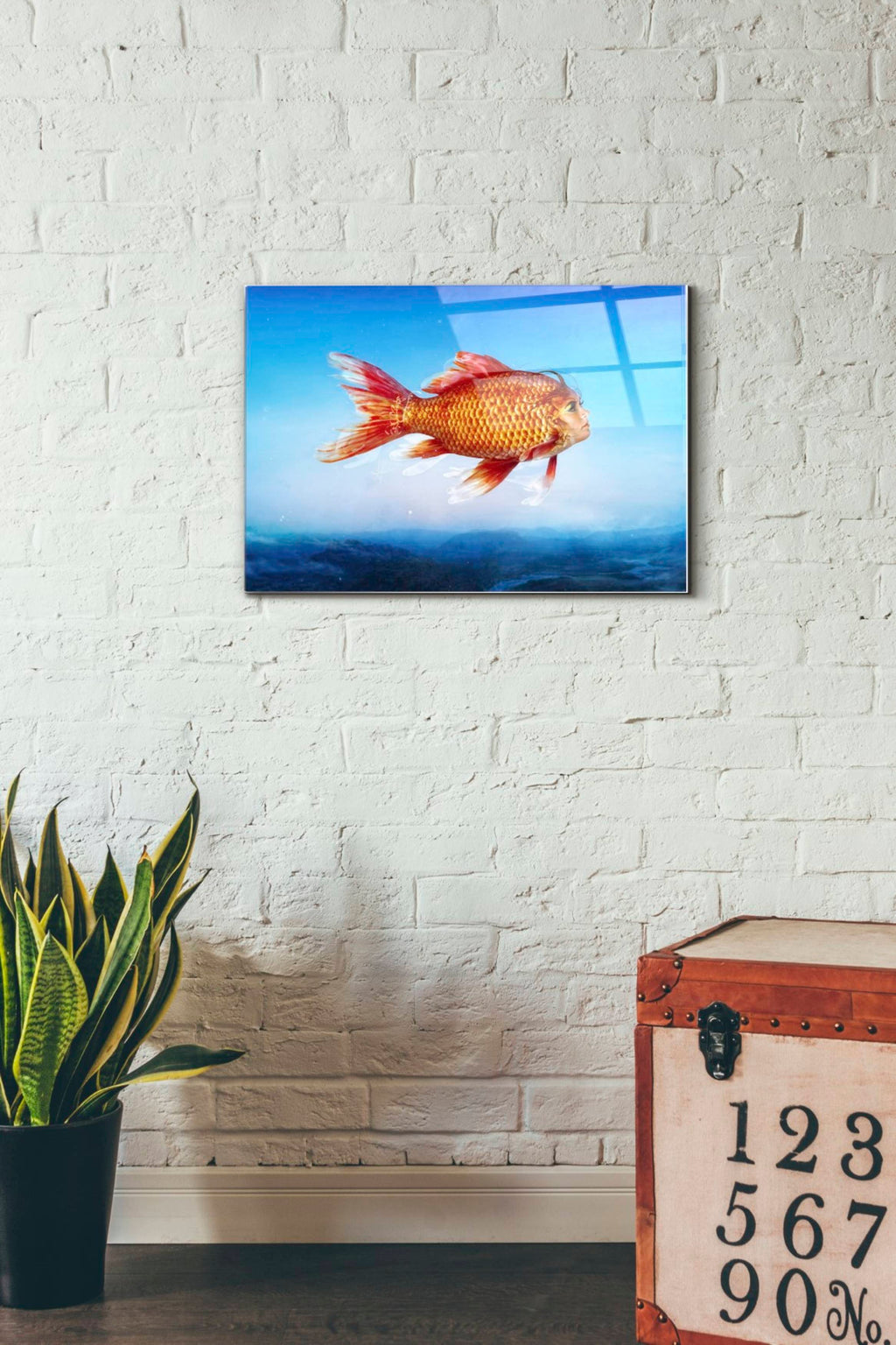 Epic Art 'The Outsider' by Mario Sanchez Nevado, Acrylic Glass Wall Art,16x24