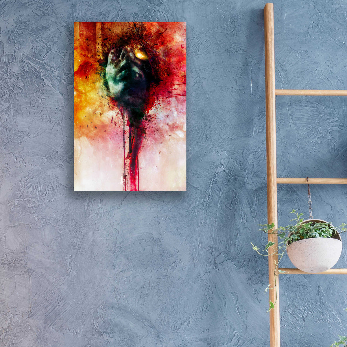 Epic Art 'W.O.U.N.D.S' by Mario Sanchez Nevado, Acrylic Glass Wall Art,16x24