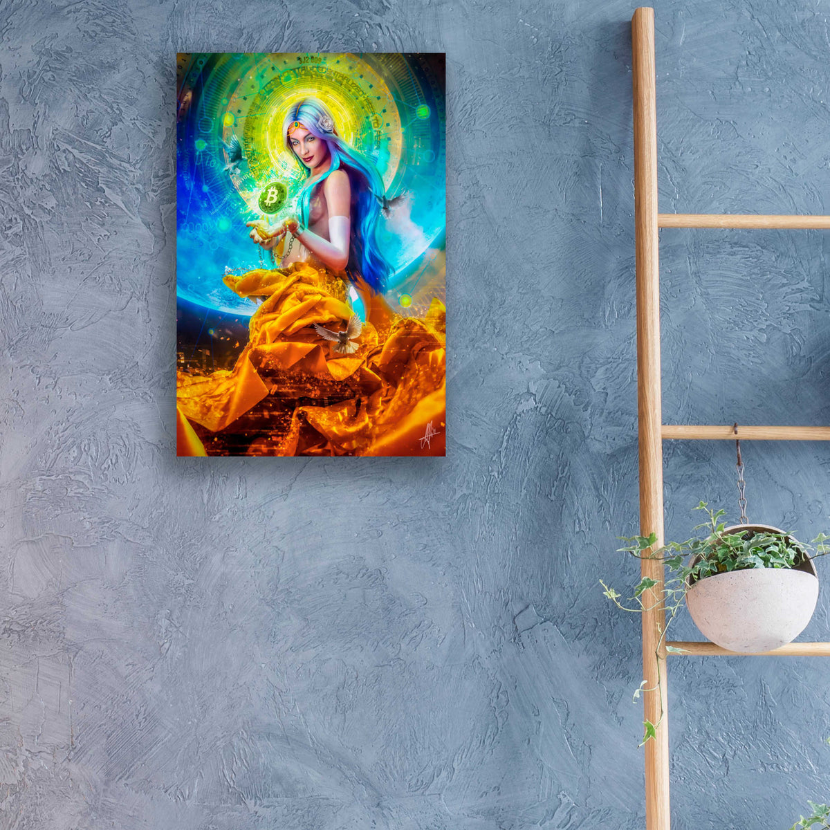 Epic Art 'Vires in Numeris' by Mario Sanchez Nevado, Acrylic Glass Wall Art,16x24
