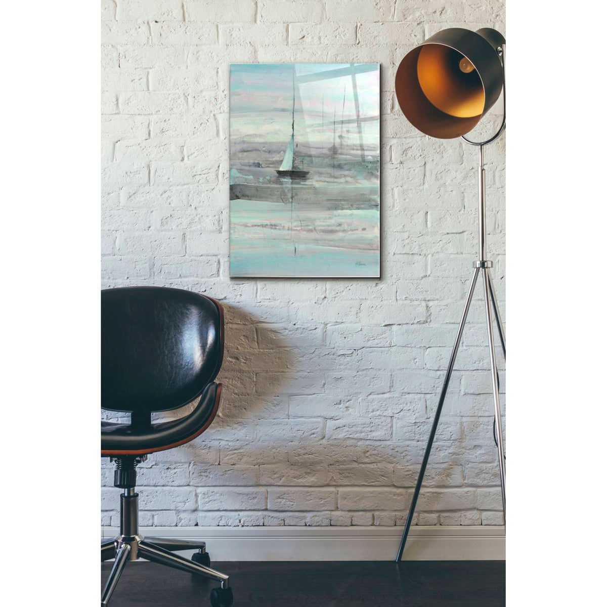Ice Sailing by Albena Hristova - 16x24 acrylic wall art in a room
