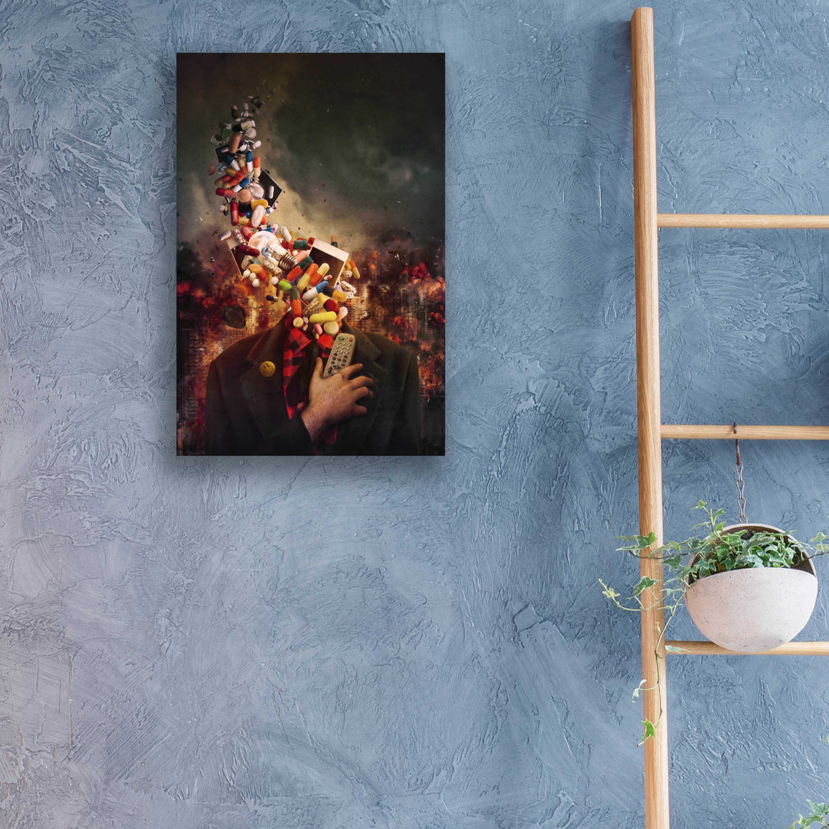Epic Art 'Comfortably Numb' by Mario Sanchez Nevado, Acrylic Glass Wall Art,16x24