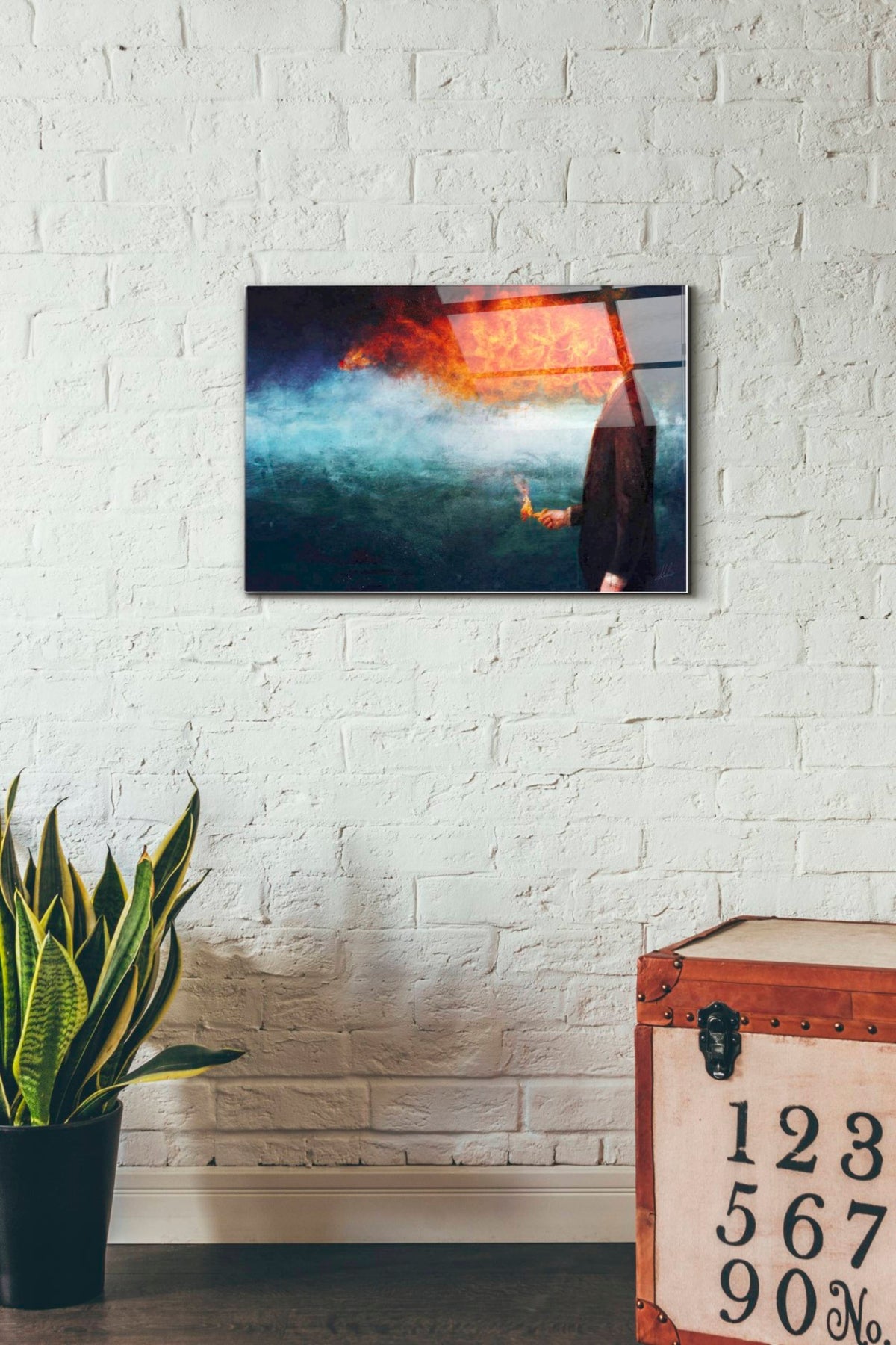 Epic Art 'Deep' by Mario Sanchez Nevado, Acrylic Glass Wall Art,16x24
