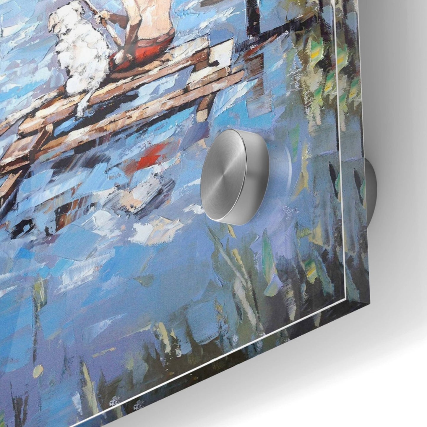 Epic Art 'Fishermen' by Alexander Gunin, Acrylic Glass Wall Art,24x24