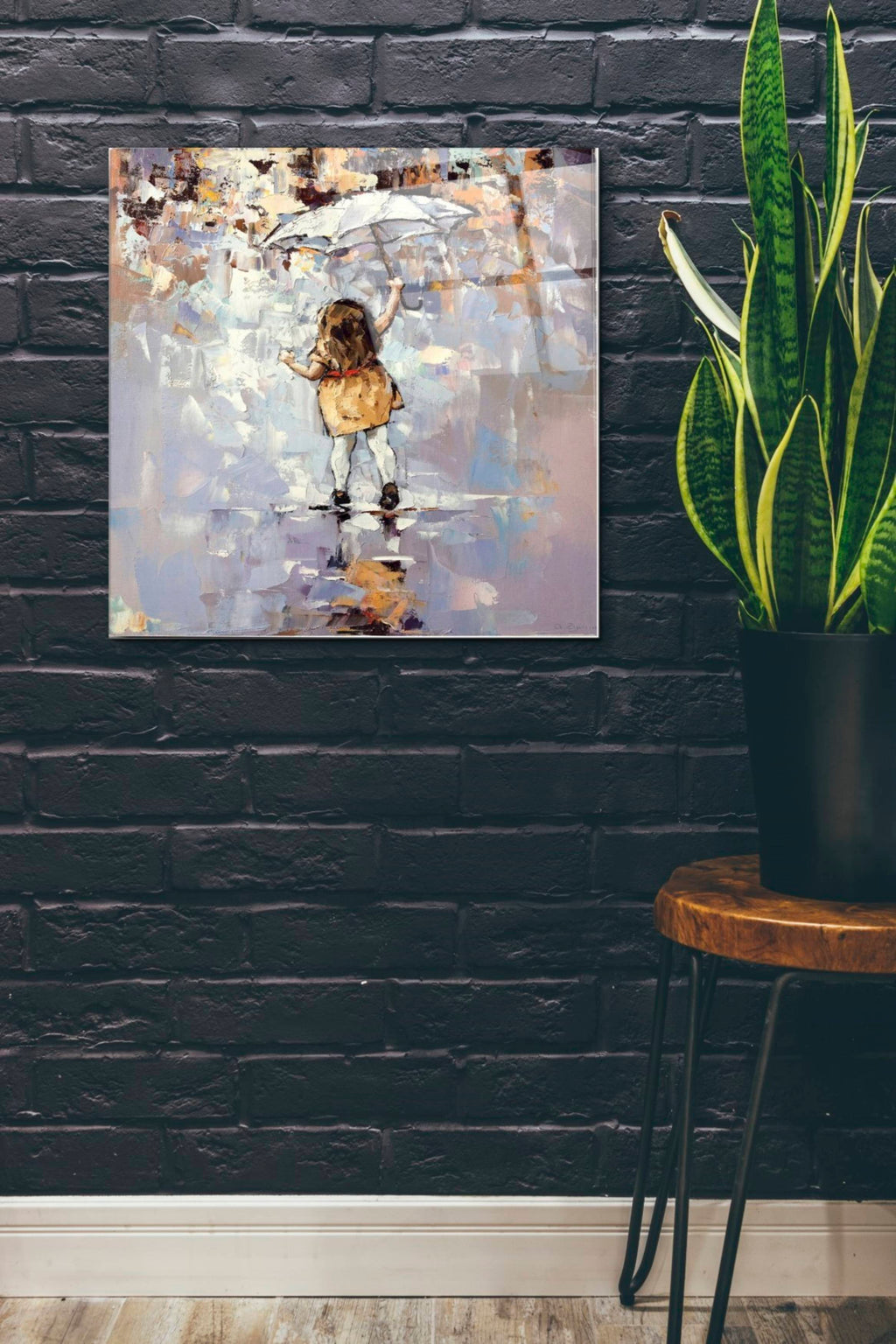 Epic Art 'Letting Up' by Alexander Gunin, Acrylic Glass Wall Art,24x24