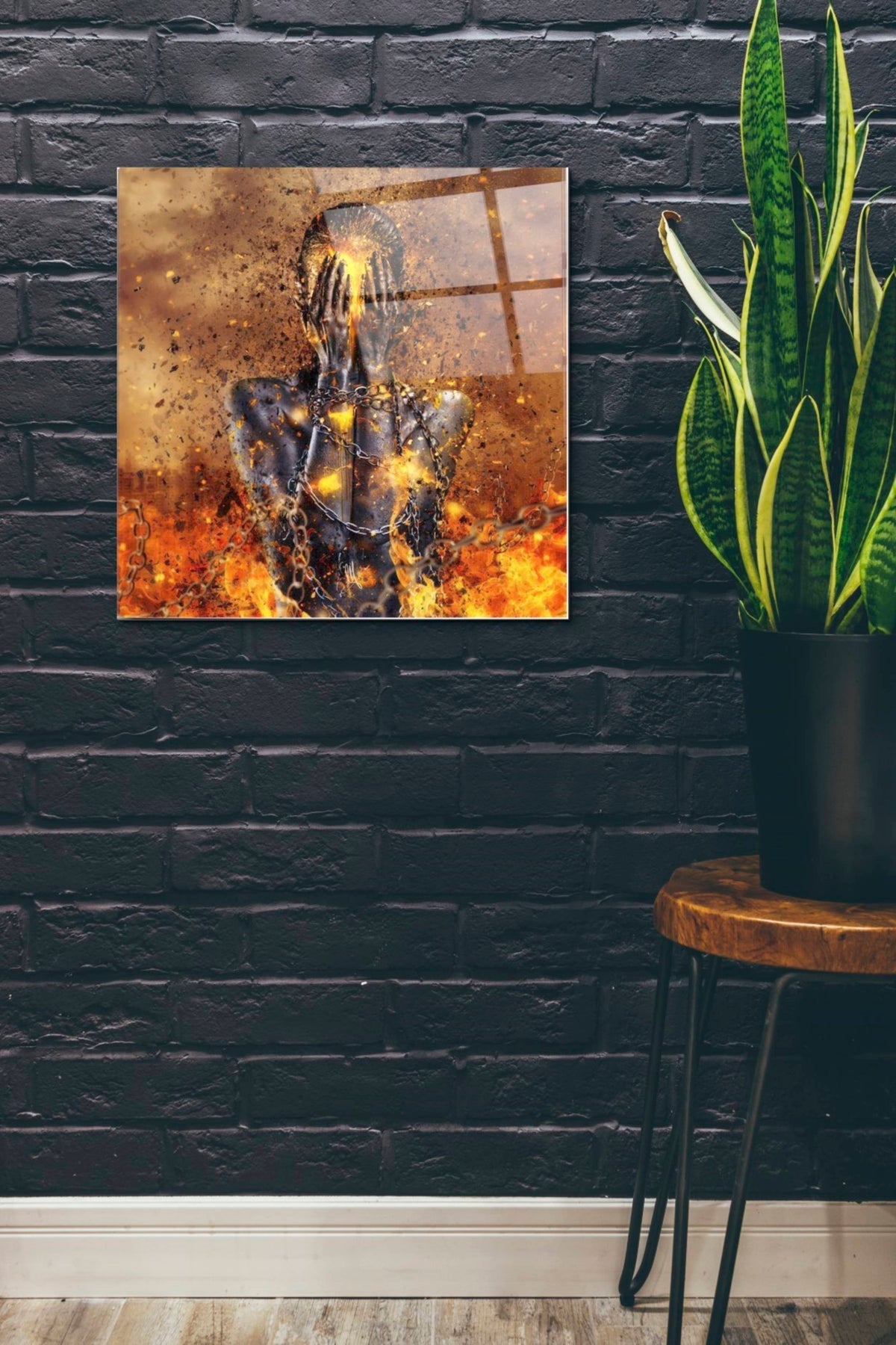 Epic Art 'Through Ashes Rise' by Mario Sanchez Nevado, Acrylic Glass Wall Art,24x24