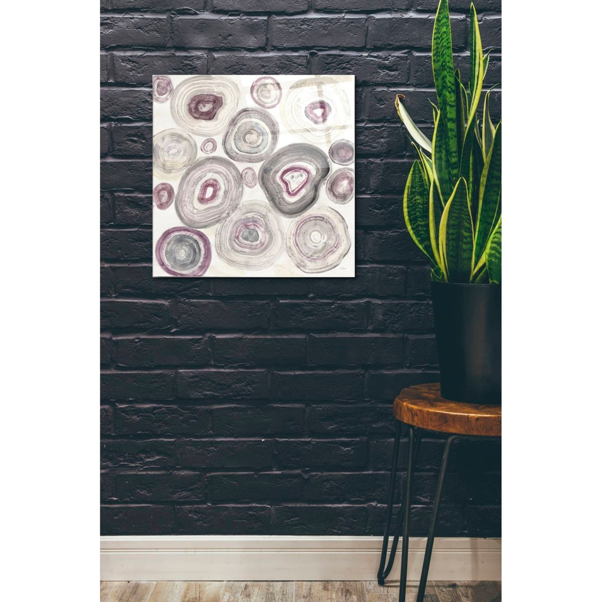 Rings of Power v2 by Albena Hristova - 24x24 acrylic wall art in a room