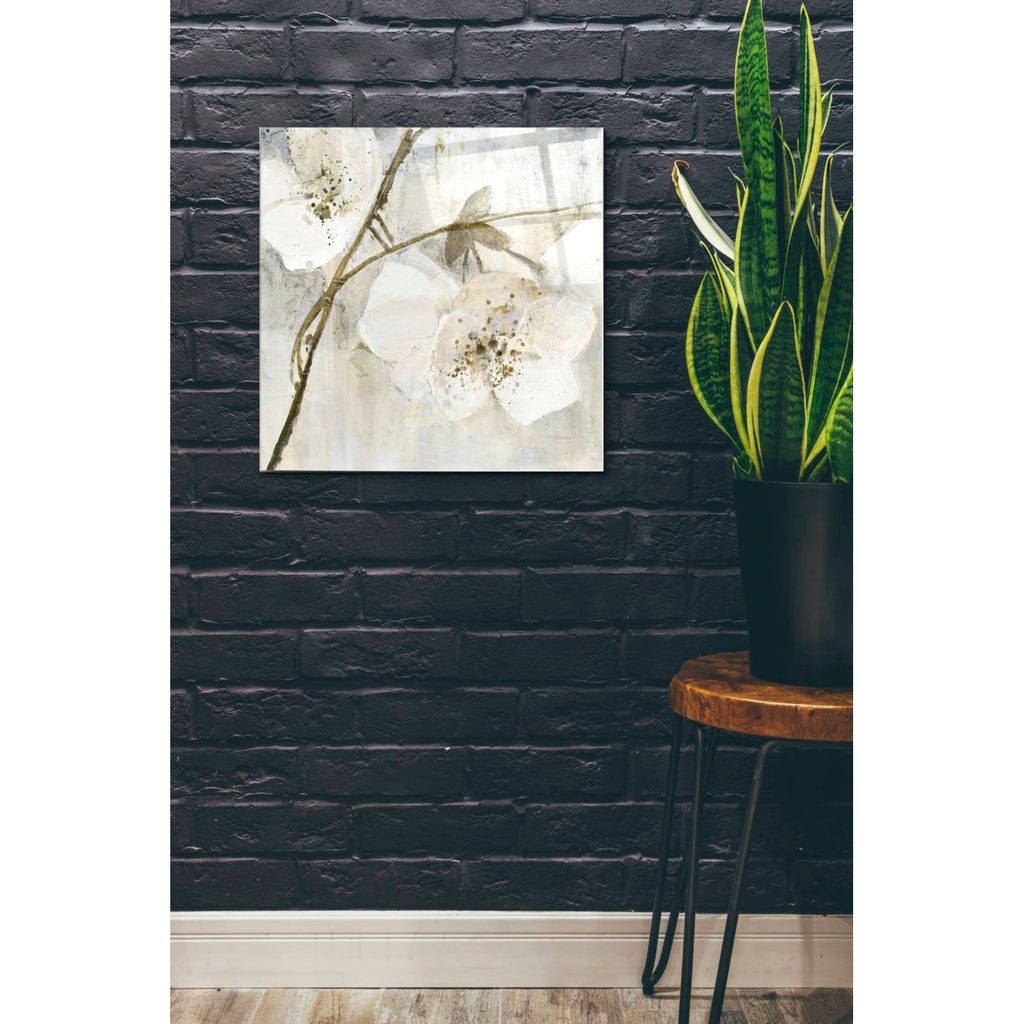 Elegance II Greige by Albena Hristova - 24x24 acrylic wall art in a room