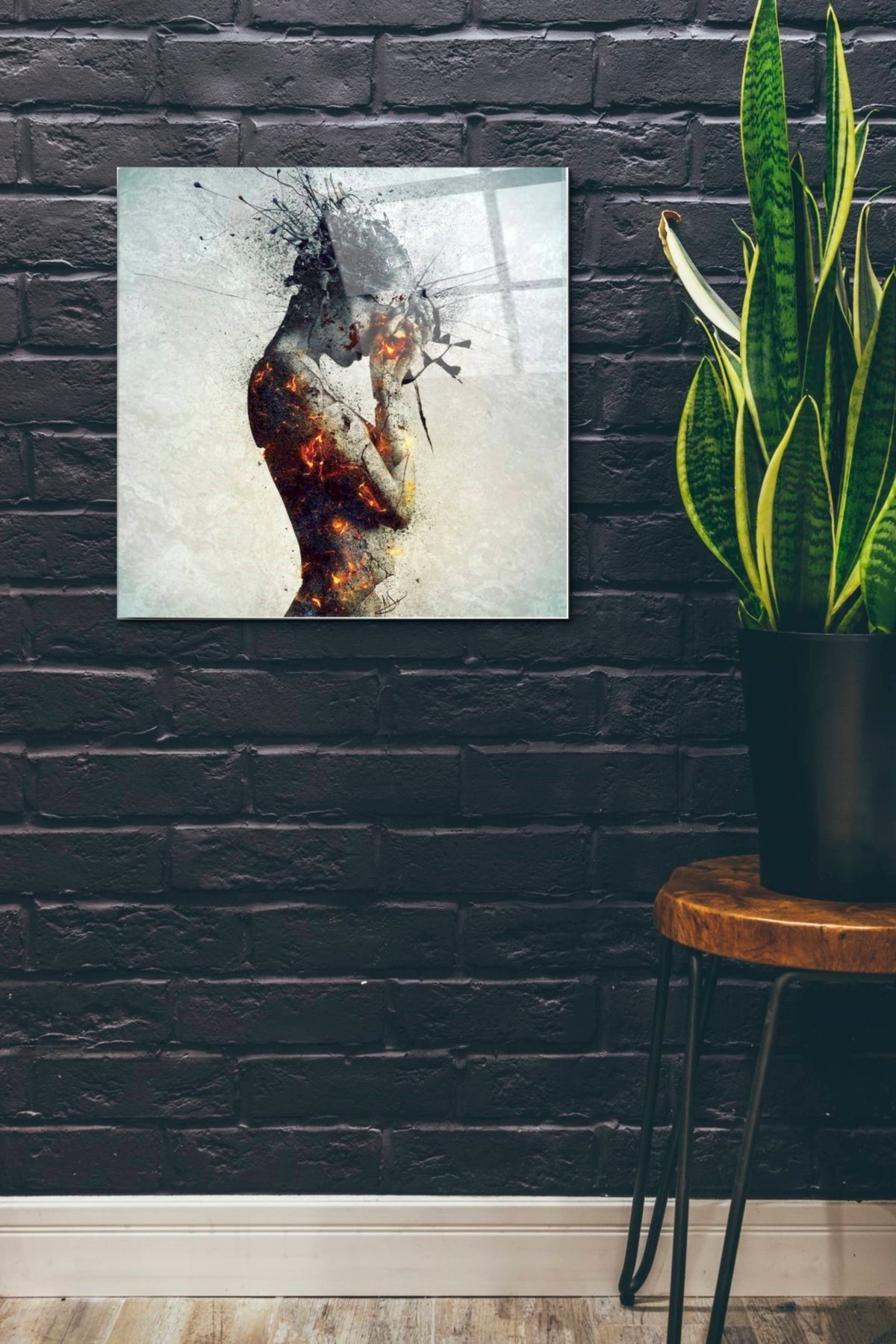 Epic Art 'Deliberation' by Mario Sanchez Nevado, Acrylic Glass Wall Art,24x24