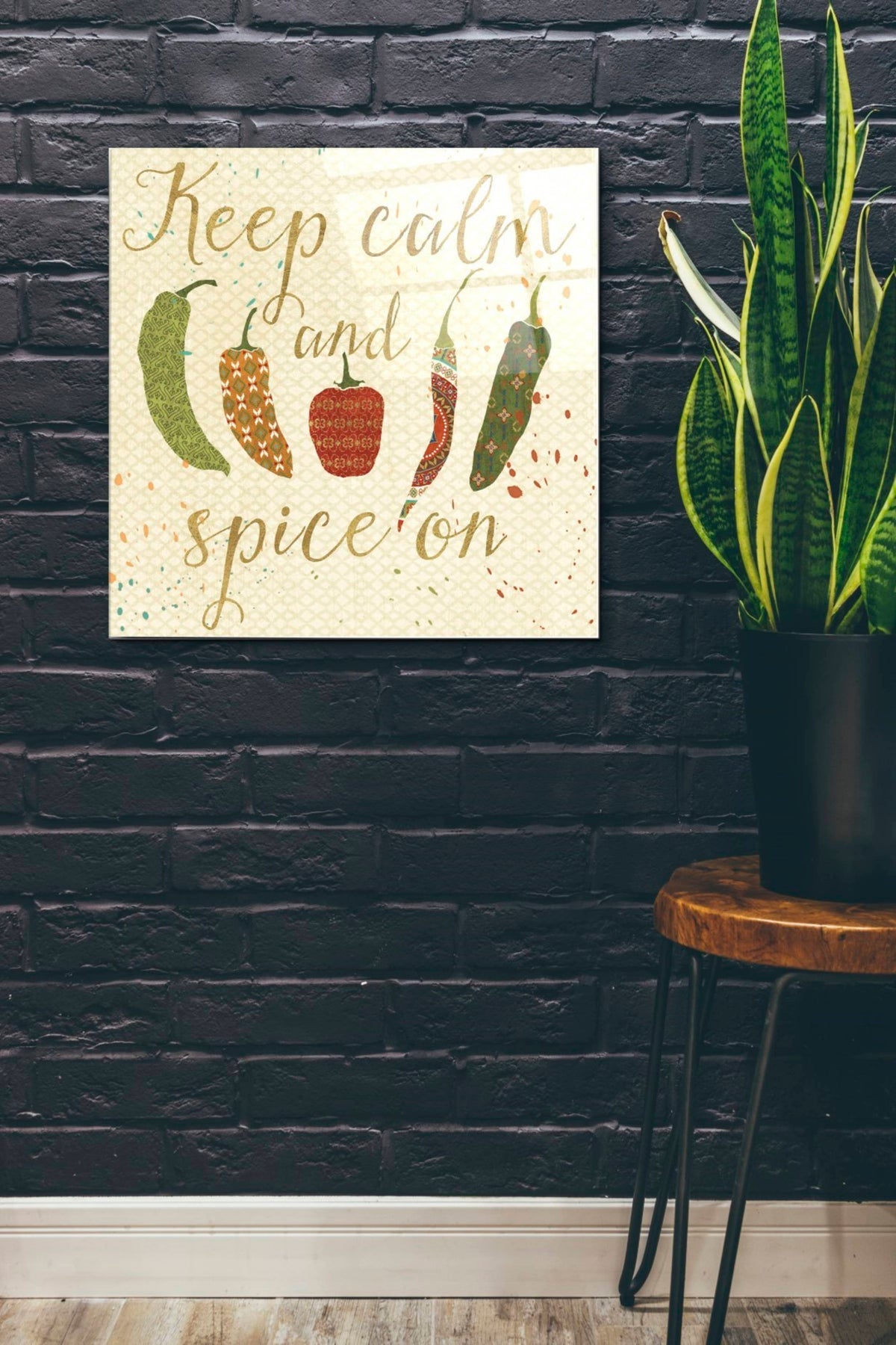 Epic Art 'Mexican Fiesta VI' by Veronique Charron, Acrylic Glass Wall Art,24x24