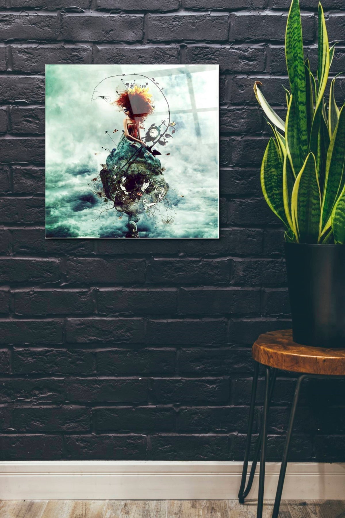 Epic Art 'Delirium' by Mario Sanchez Nevado, Acrylic Glass Wall Art,24x24