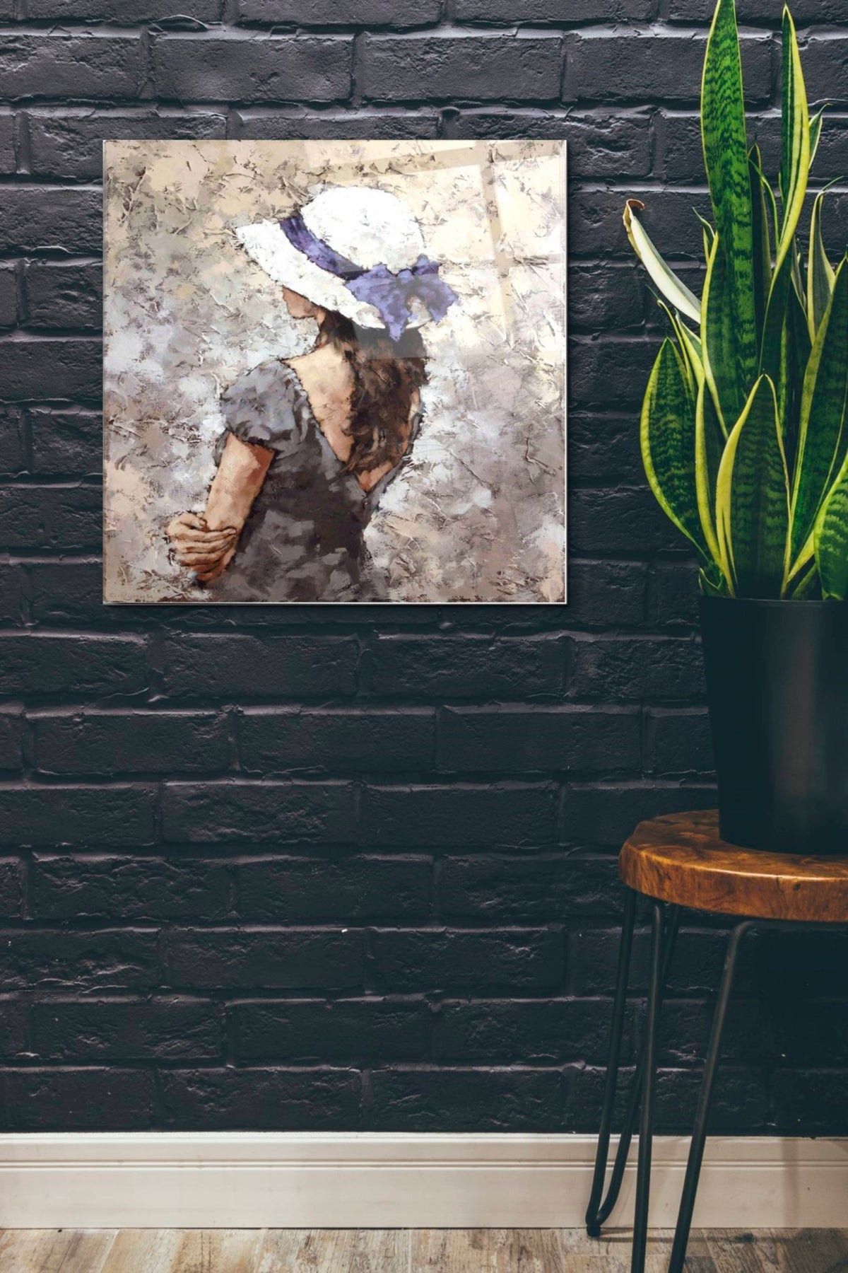 Epic Art 'Sun Hat' by Alexander Gunin, Acrylic Glass Wall Art,24x24