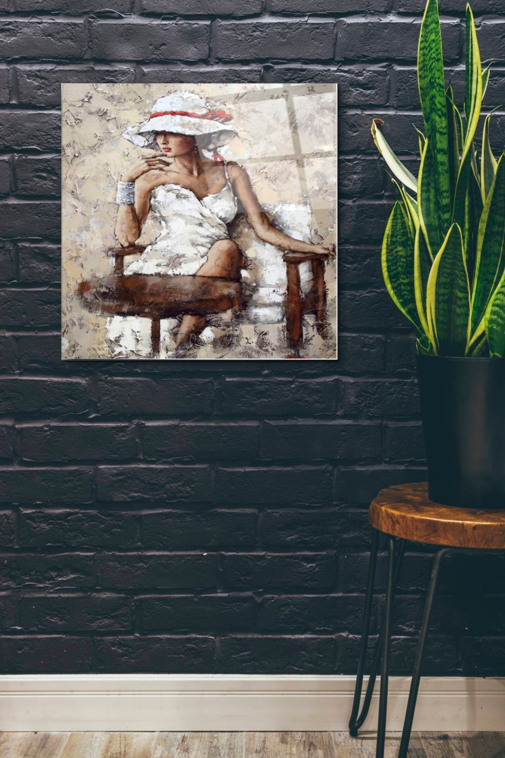 Epic Art 'On Holiday' by Alexander Gunin, Acrylic Glass Wall Art,24x24