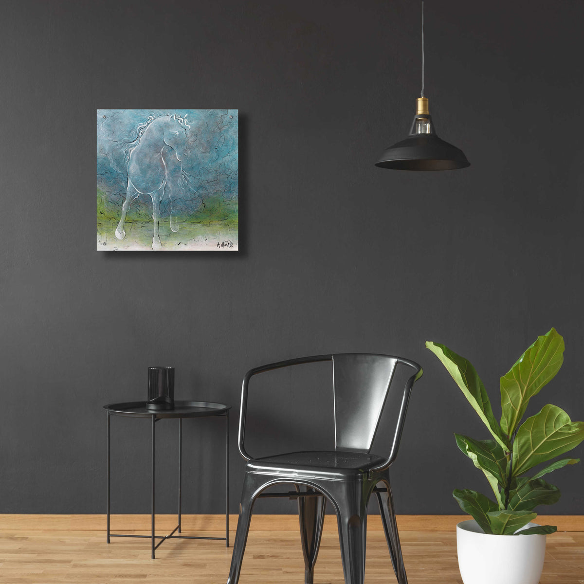 Epic Art 'And You' by Samedin Asllani, Acrylic Glass Wall Art,24x24