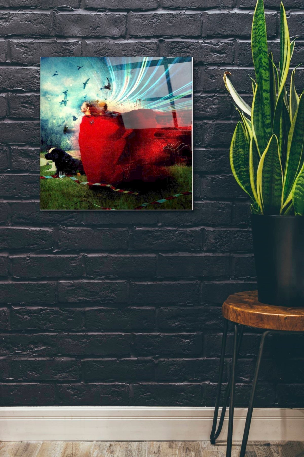 Epic Art 'The Strange Blind Sensation' by Mario Sanchez Nevado, Acrylic Glass Wall Art,24x24