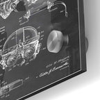 Epic Art 'Welding Goggles Blueprint Patent Chalkboard' Acrylic Glass Wall Art,24x36