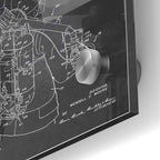 Epic Art 'Jet Pack Blueprint Patent Chalkboard' Acrylic Glass Wall Art,24x36