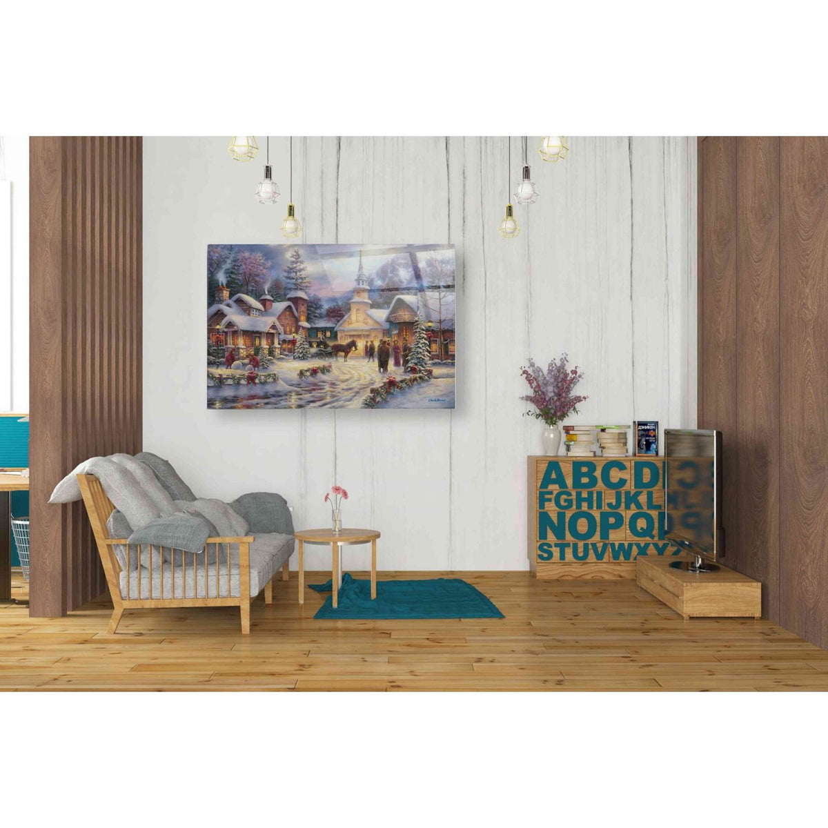 Faith Runs Deep by Chuck Pinson - 24x36 acrylic wall art in a room