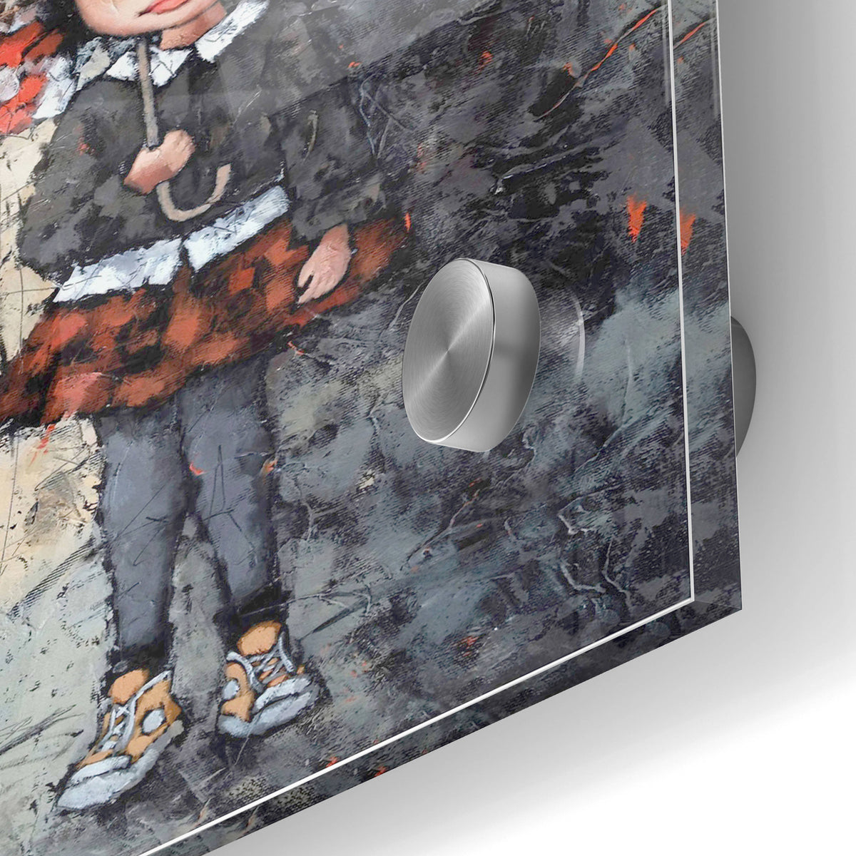 Epic Art 'Girl With Bows' by Alexander Gunin, Acrylic Glass Wall Art,24x36