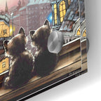 Epic Art 'Romantics' by Alexander Gunin, Acrylic Glass Wall Art,24x36
